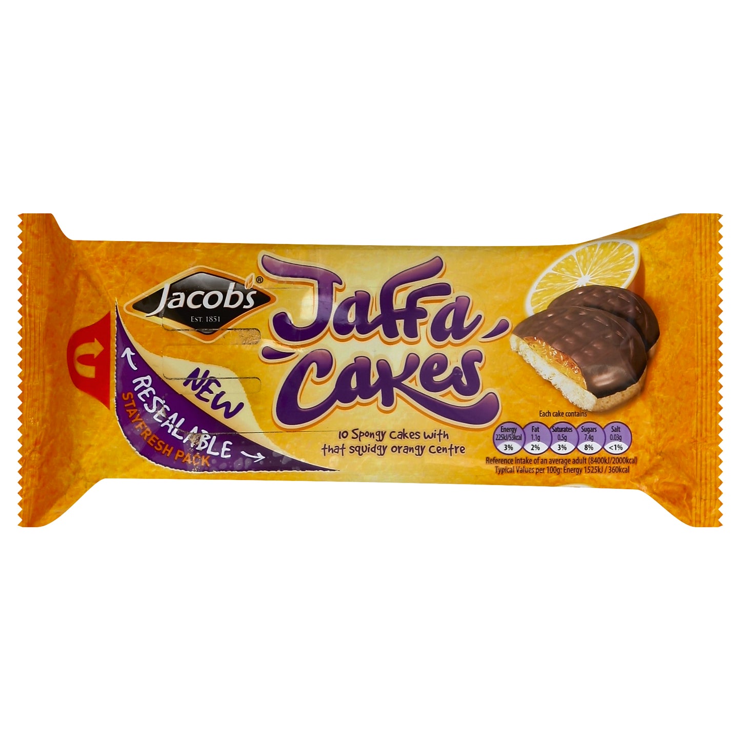 Jacobs Cookie Jaffa Cake 5.1 Oz (Pack Of 24)