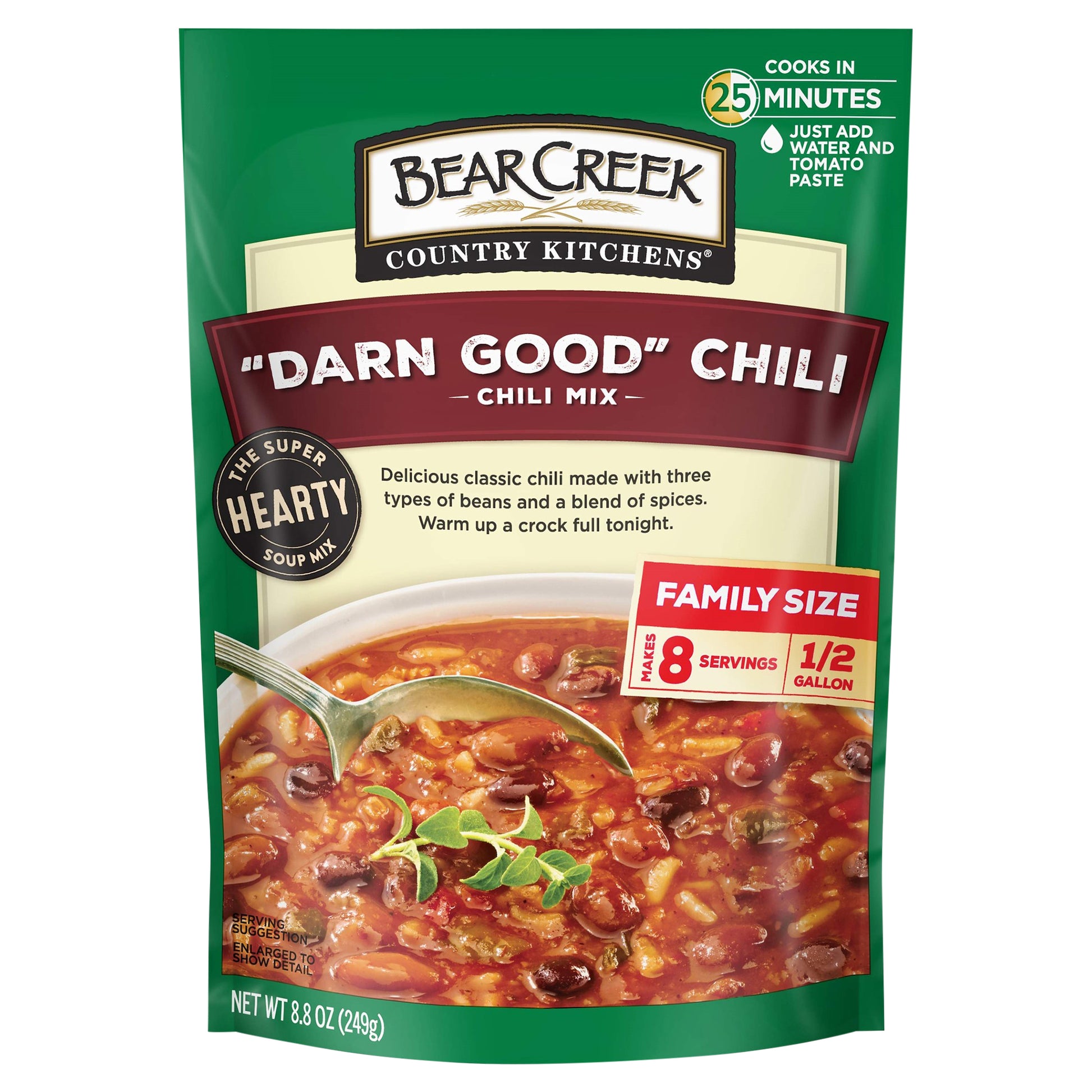 Bear Creek Soup Mix Chili Darn Good 8.8 oz (Pack Of 6)