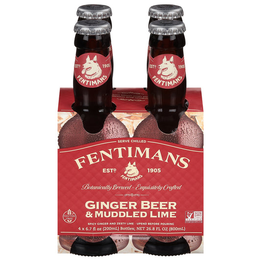 Fentimans Mixer Ginger Beer Muddled Lme 26.8 FO (Pack Of 6)