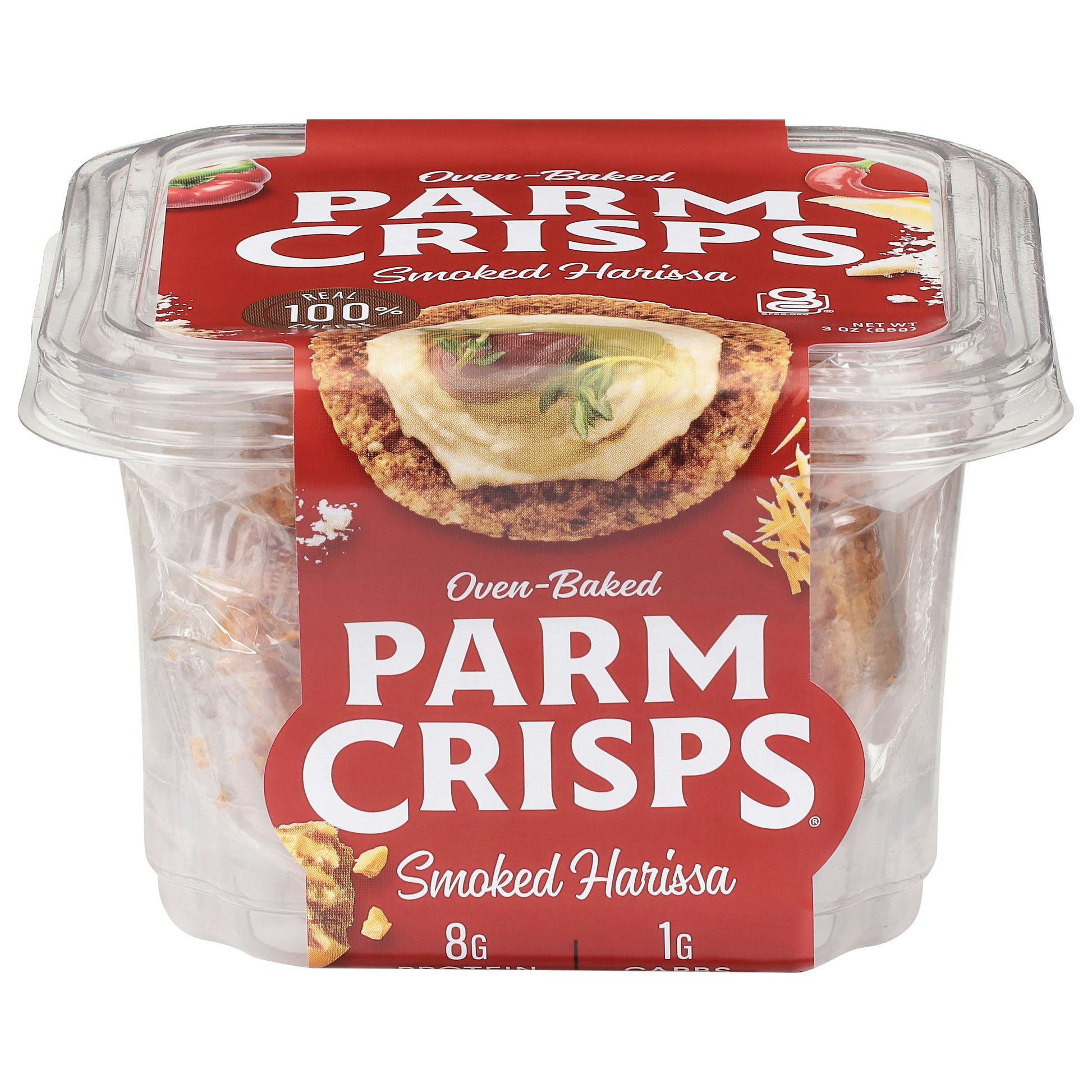 Parm Crisps Crisps Harissa 3 oz (Pack of 12)