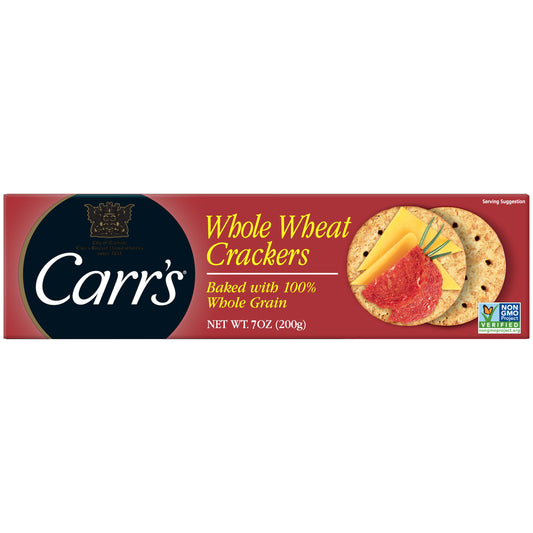 Carrs Cracker Whole Wheat 7 Oz (Pack Of 12)