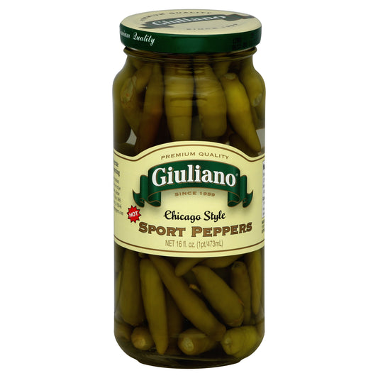 Giuliano Pepper Sport Chicago Style 16 oz (Pack Of 6)