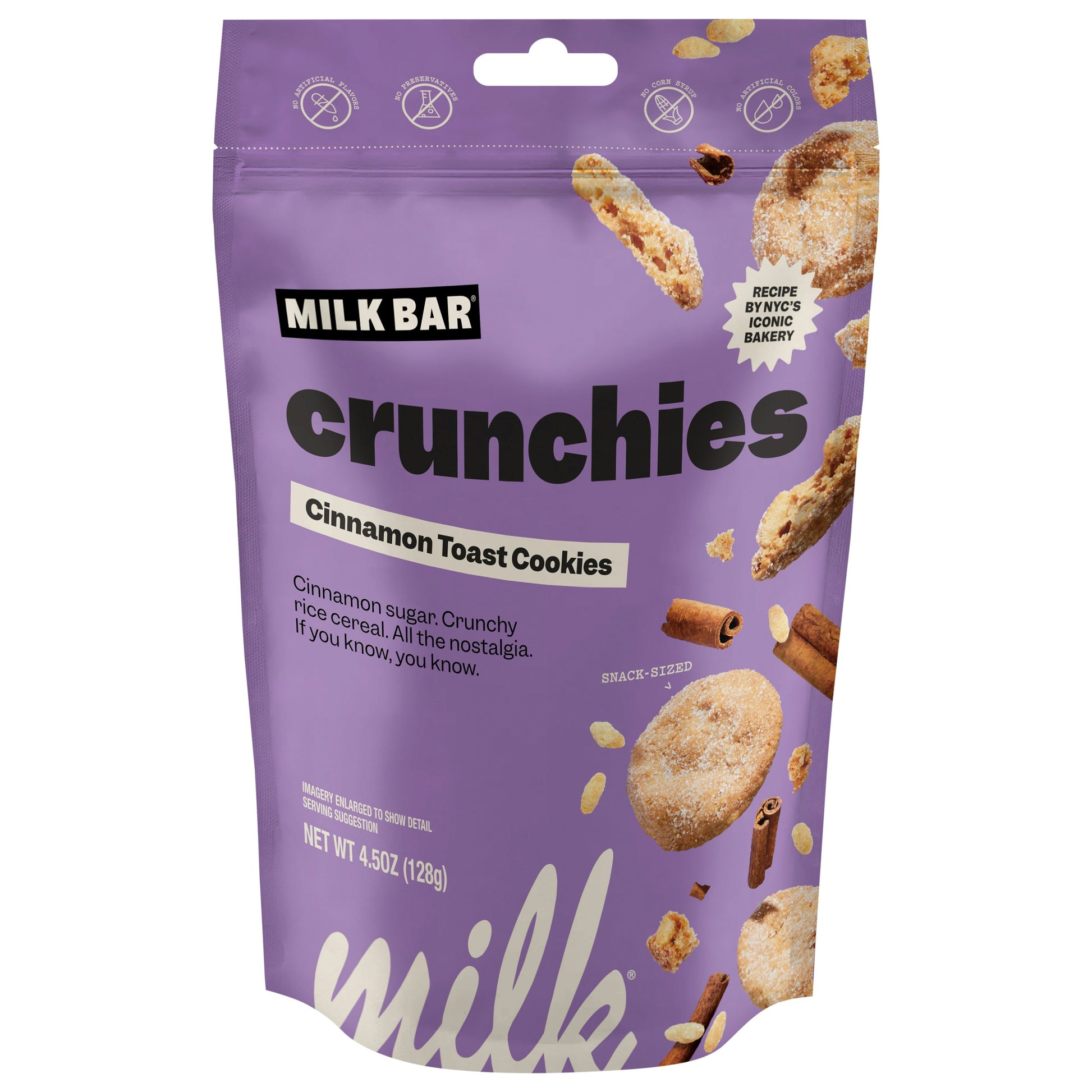 Milkbar Crunchies Cinnamon Toast - 4.5 OZ (Pack of 12)