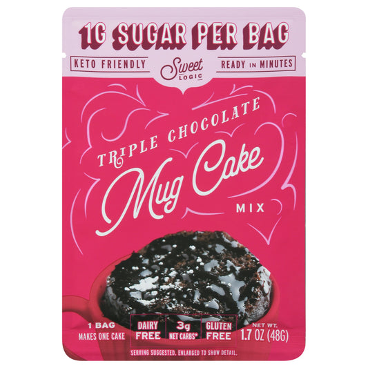 Sweet Logic Cake Mix Triple Chocolate Mug 1.7 Oz (Pack of 10)