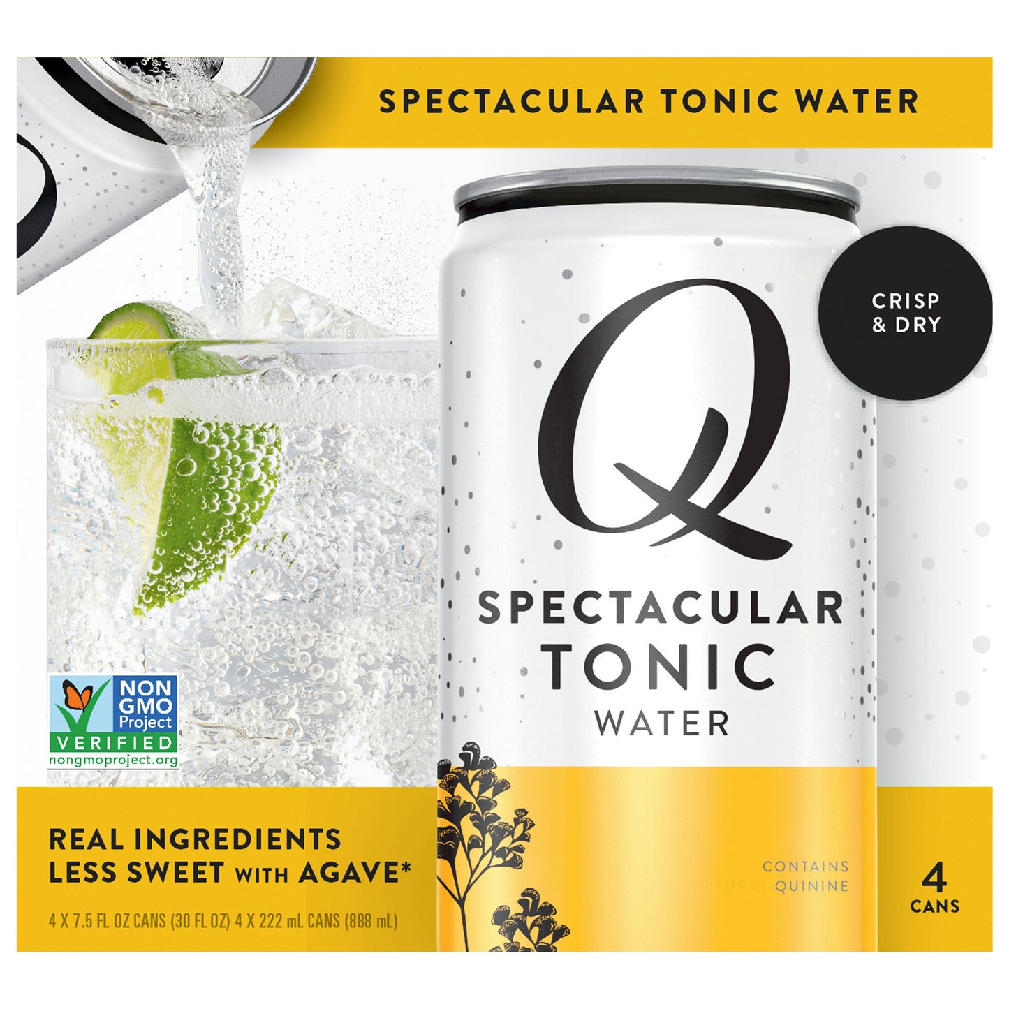 Q Tonic Tonic Water 30 FO (Pack of 6)