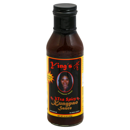 Yings Xtra spicy Kungpao Sauce 12 Oz (Pack of 6)