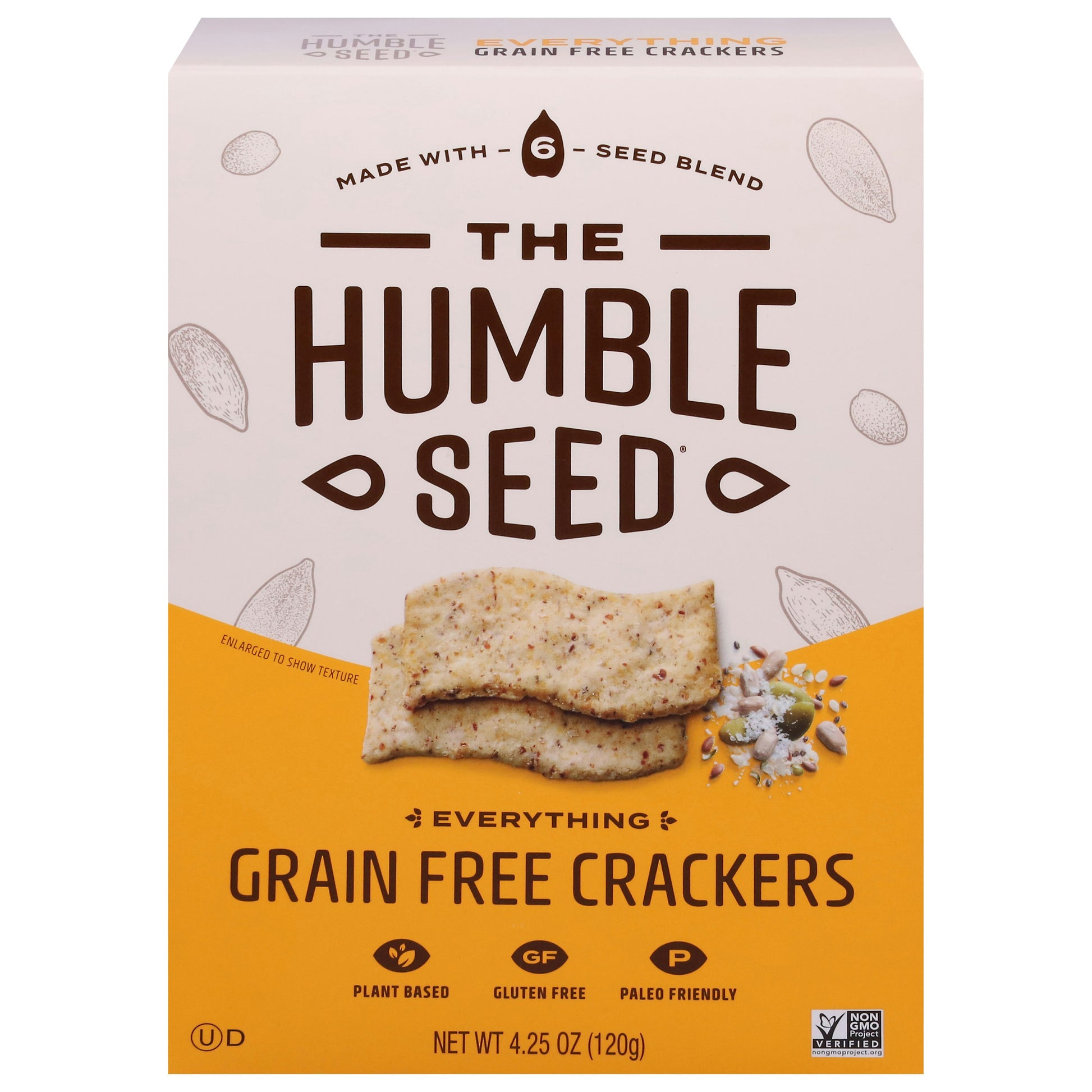 The Humble Seed Crackers Grain Free Everything - 4.25 OZ (Pack of 6)