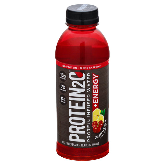 Protein2O Beverage Energy Cherry Lemonade 16.9 FO (Pack Of 12)