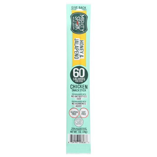 Mighty Spark Stick Snack Honey Jalapeno 1 Oz (Pack Of 12)