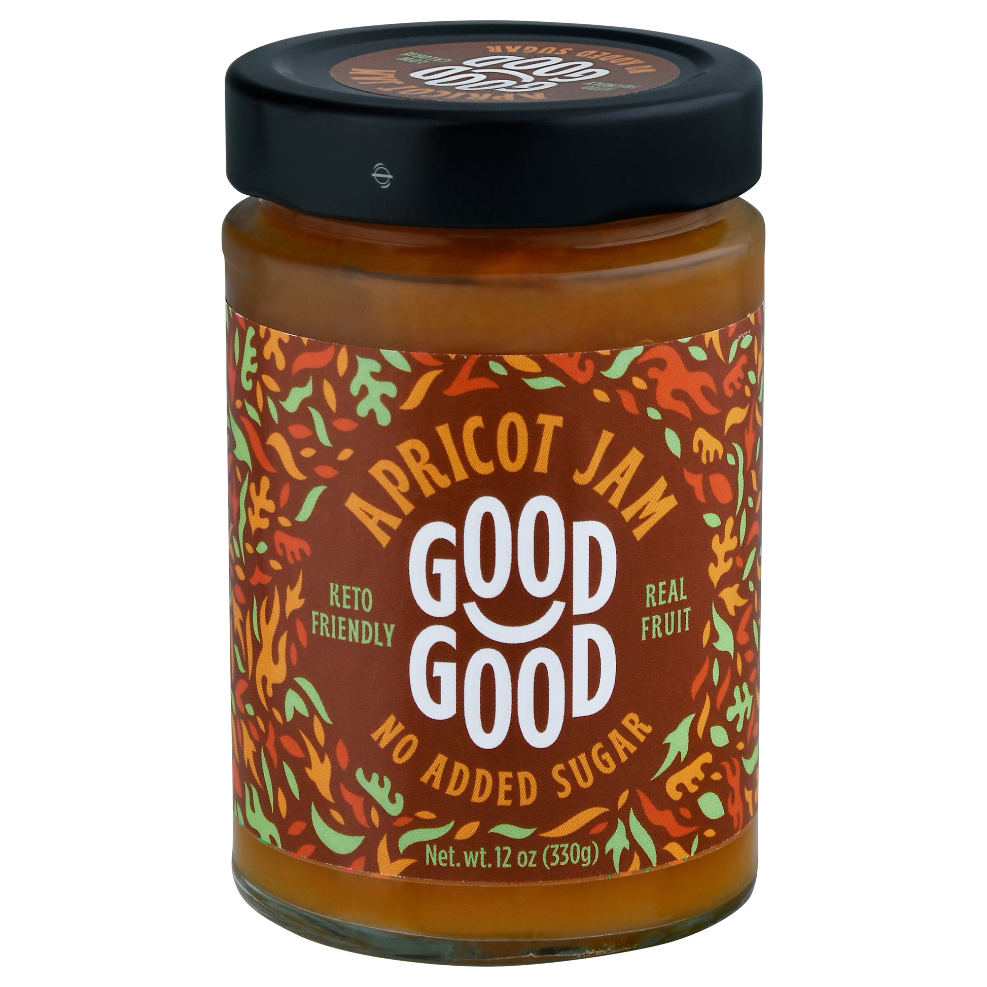 Good Good Jam Sweet Apricot Keto 12 oz (Pack Of 6)