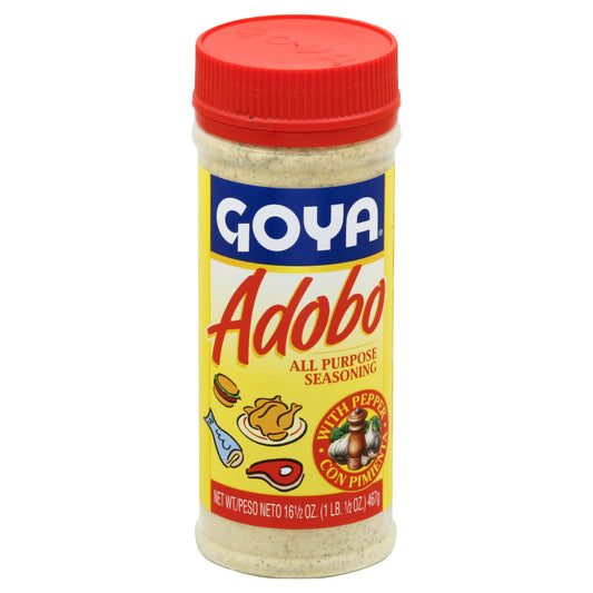 Goya Seasoning Adobo W Pepper 16.5 Oz (Pack Of 24)