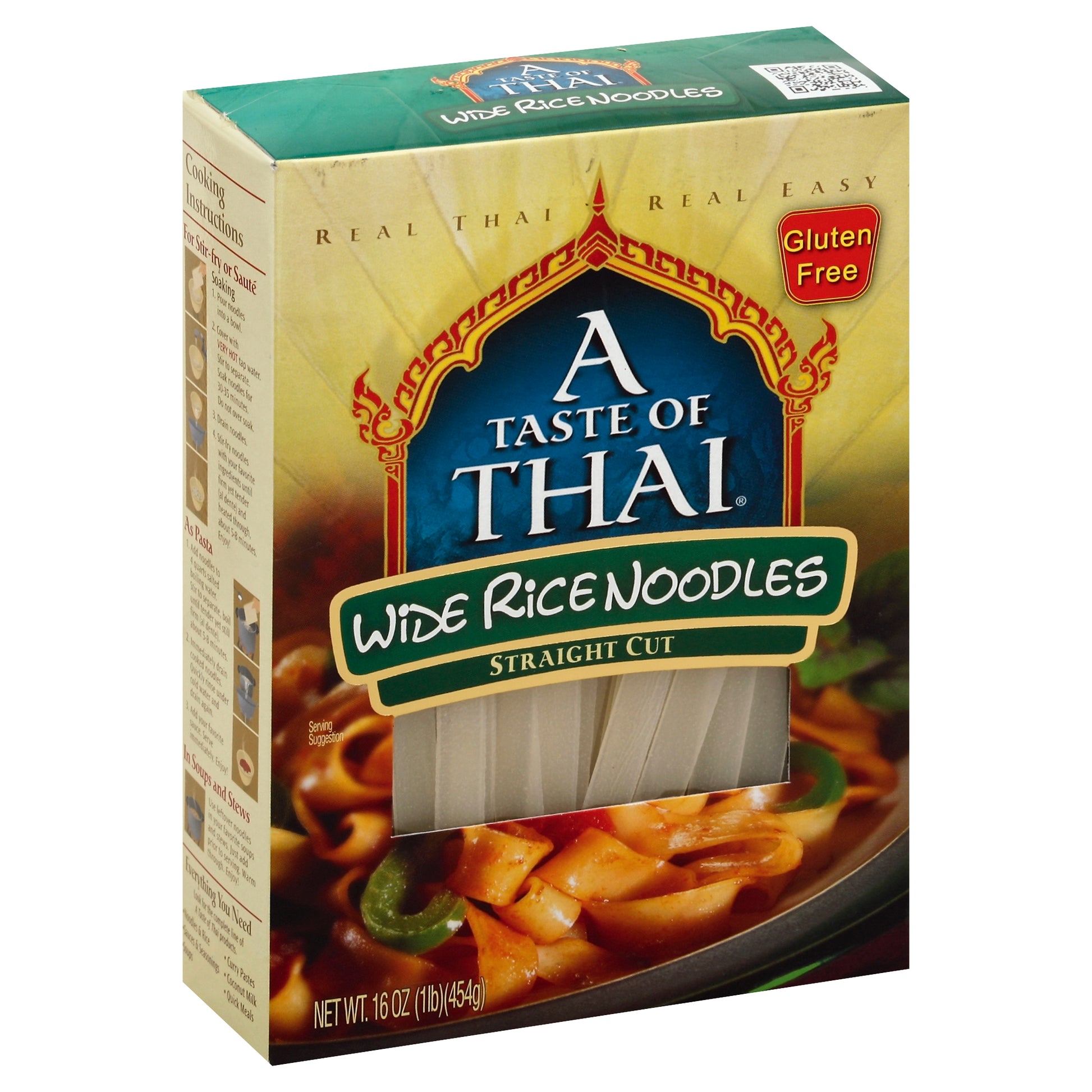 Taste Of Thai Noodle Rice Gluten Free Xwide 16 oz (Pack Of 6)