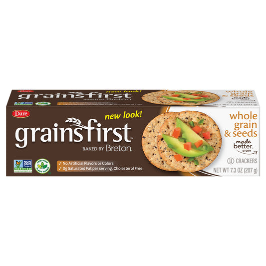 Dare Cracker Breton Grainfirst 7.3 oz (Pack Of 12)