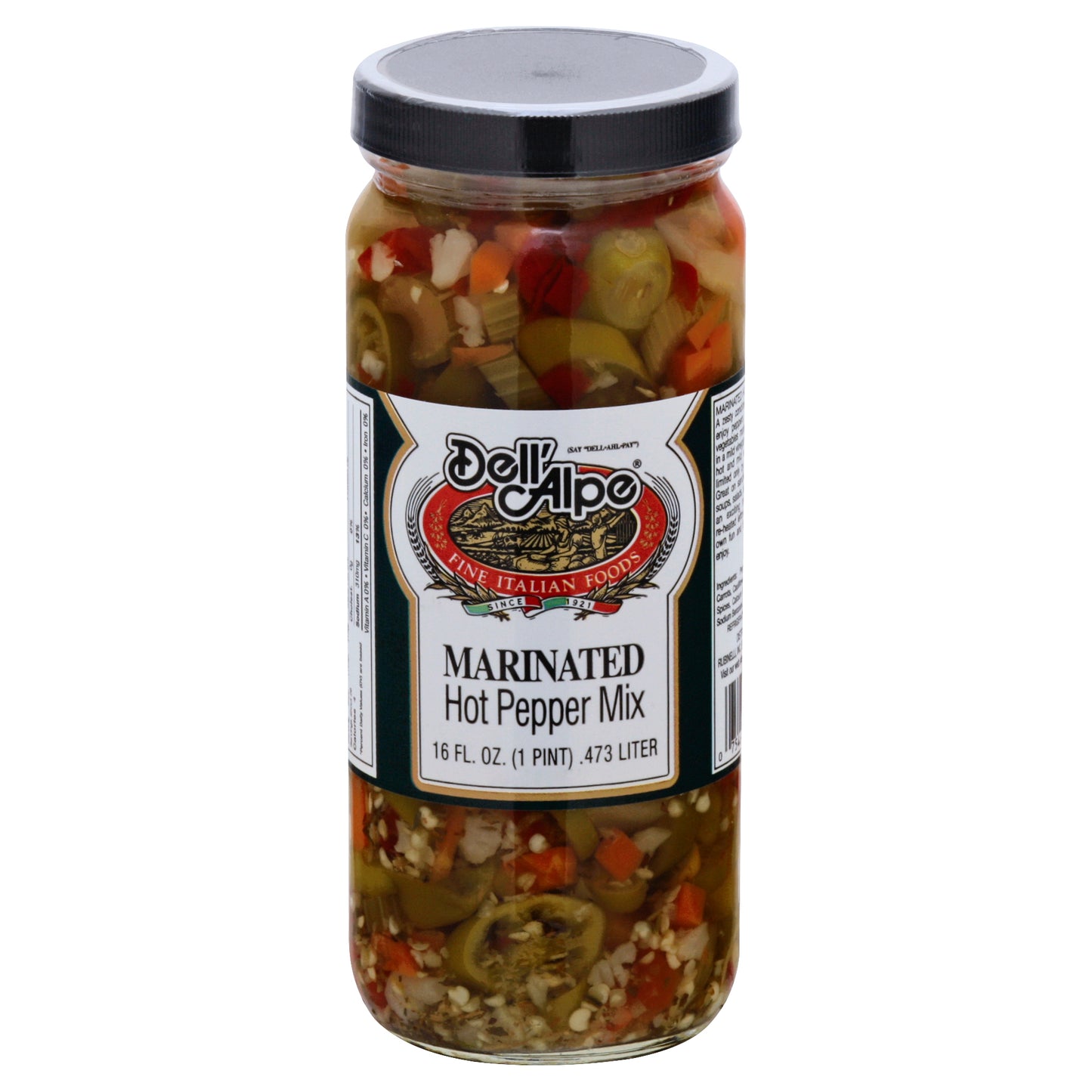 Dell Alpe Pepper Hot Mix Marinated 16 FO (Pack Of 12)