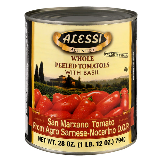 Alessi Tomato Peeled San Marzano 28 oz (Pack Of 12)