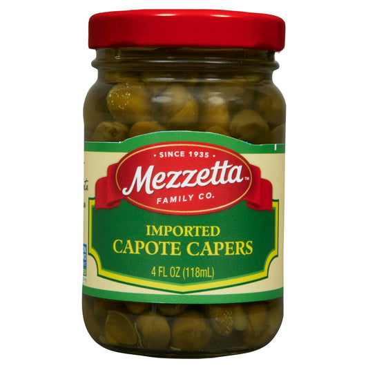 Mezzetta Caper Capote 4 Oz Pack of 12
