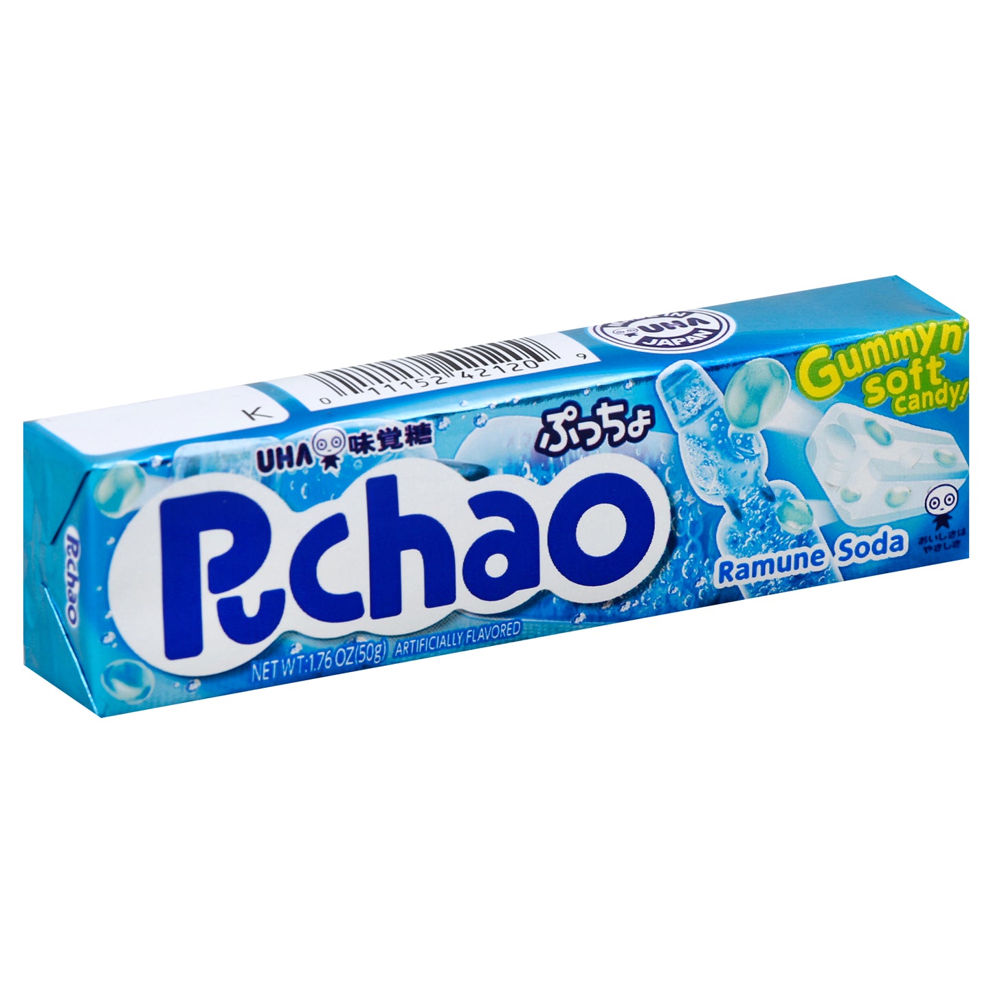 Uha Mikakuto Candy Puchao Ramune Soda 1.76 oz (Pack Of 10)