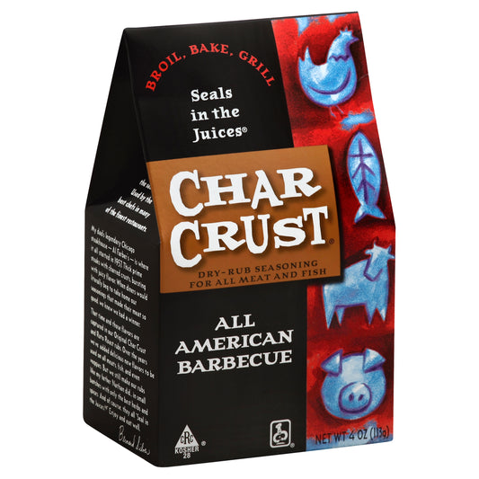 Char Crust Rub Dry All American Barbeque 4 Oz (Pack Of 6)