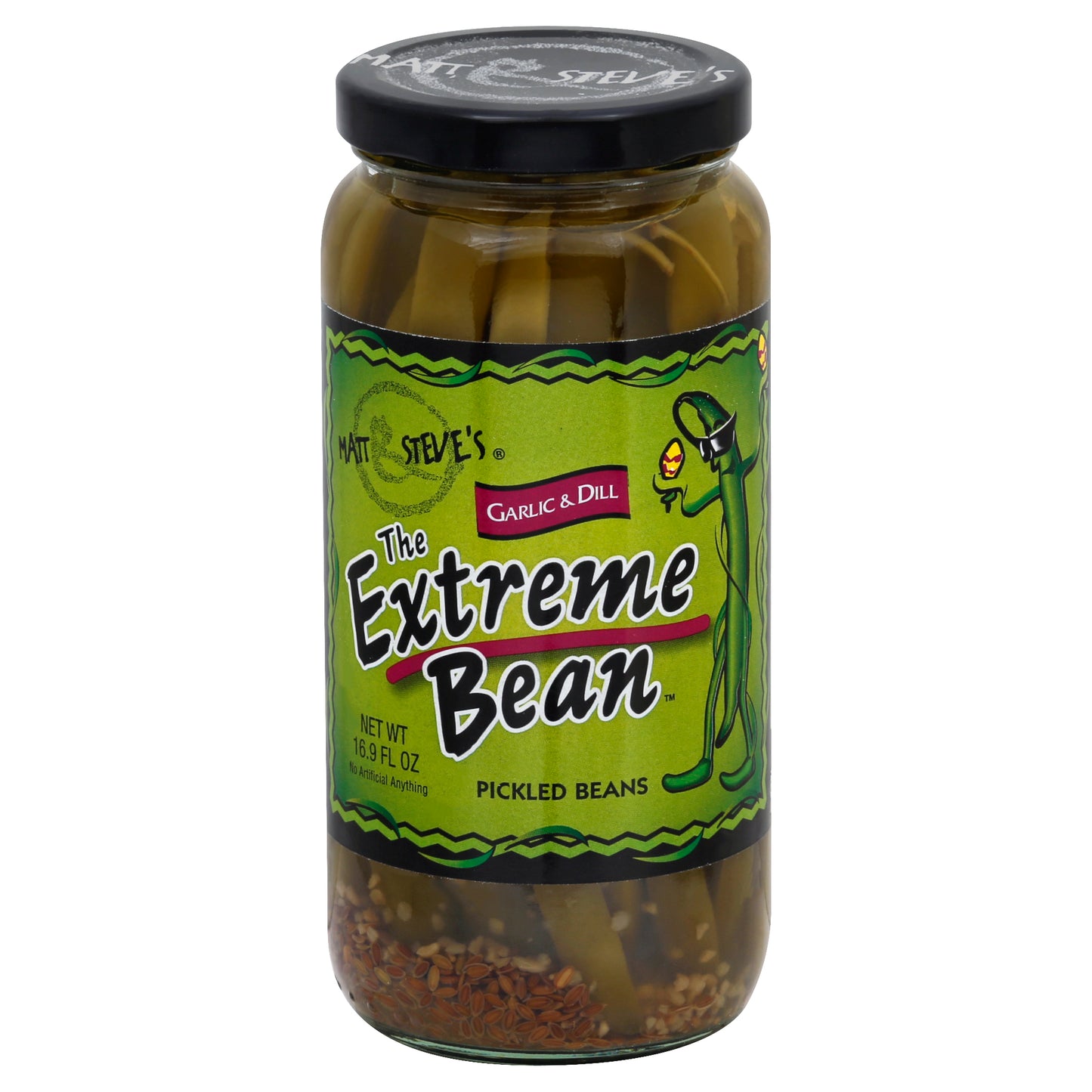 The Extreme Bean Bean Pickled Garlic and Dil 16 oz (Pack Of 6)