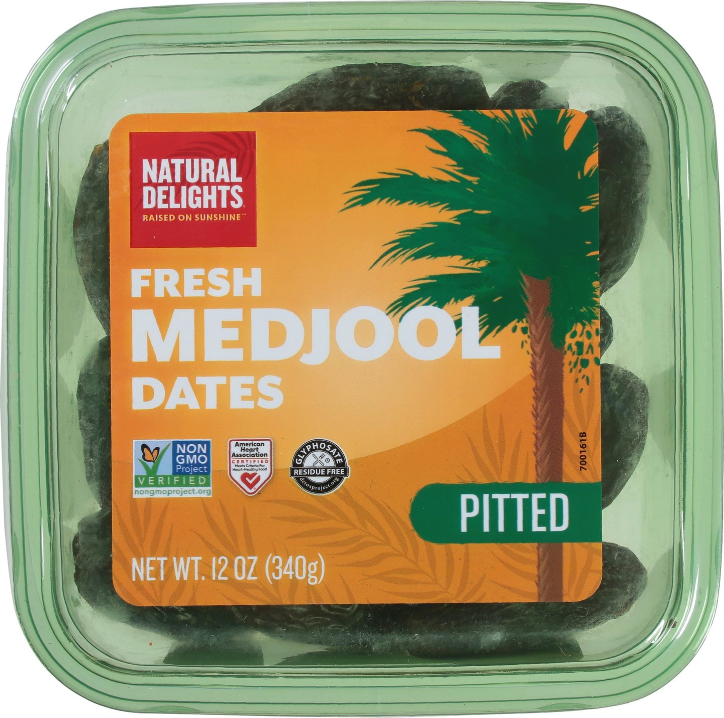 Bard Valley Date Medjool Pitted 12 Oz Pack of 12