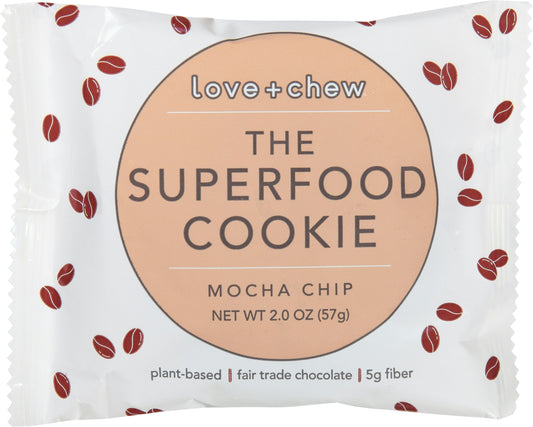 Love Chew Cookie Mocha Chip 2 oz (Pack of 12)