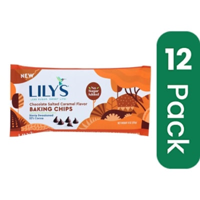 Lily's - Baking Chips Salted Caramel 9 oz (Pack of 12)