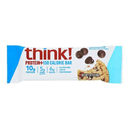 Think! - Bar Protein +150 Calories Chocolate Chip 1.41 oz (Pack of 10)