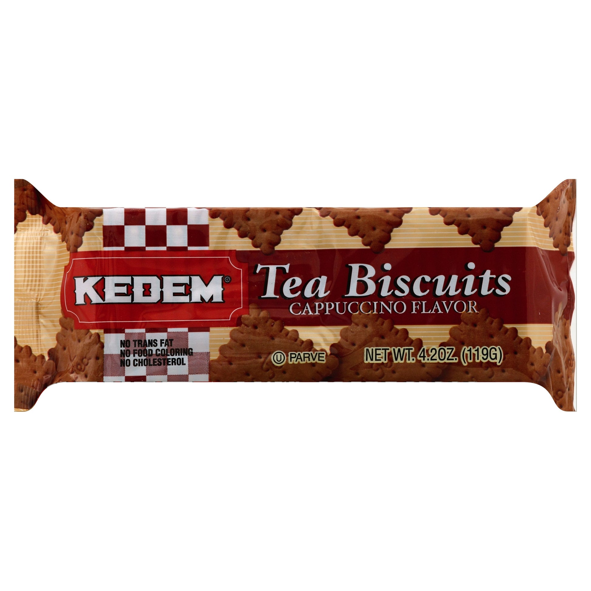 Kedem Tea Biscuit Cappuccino 4.2 Oz (Pack of 24)