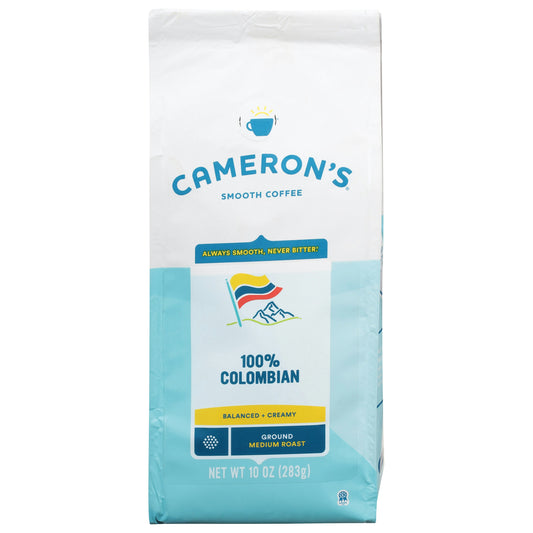 Camerons Coffee Ground Colombian 10 Oz Pack of 6