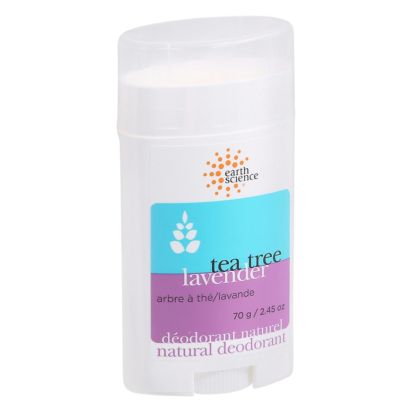 Earth Science Deodorant Tea Tree Lavender 2.45 oz (Pack of 3)