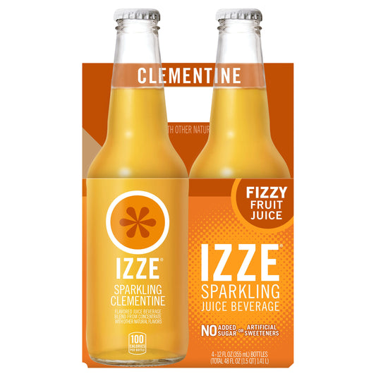 Izze Beverage Juice 4Pk Sparkling Clementine 48 FO (Pack Of 6)