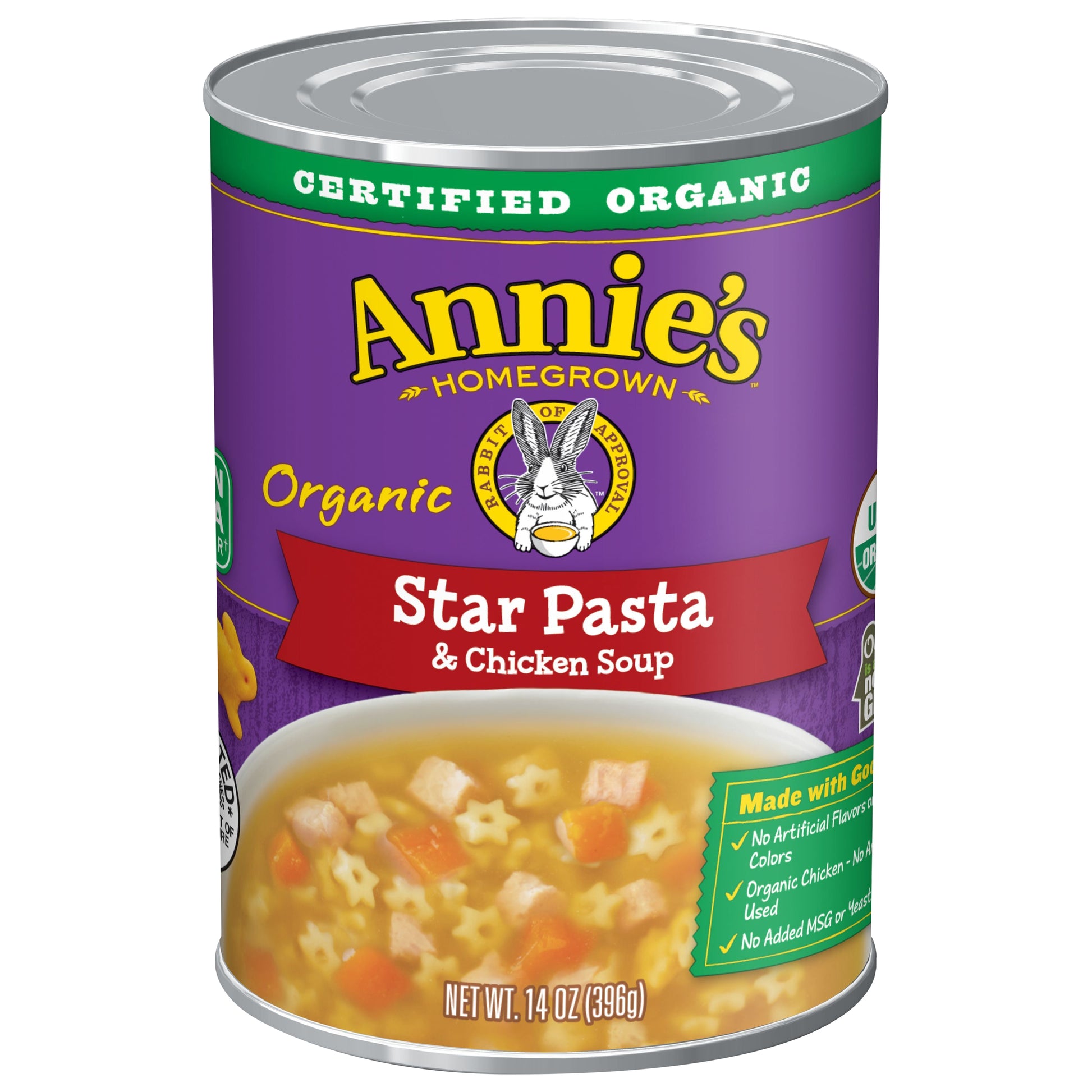 Annies Homegrown Soup Star Pasta Chicken 14 oz (Pack Of 8)