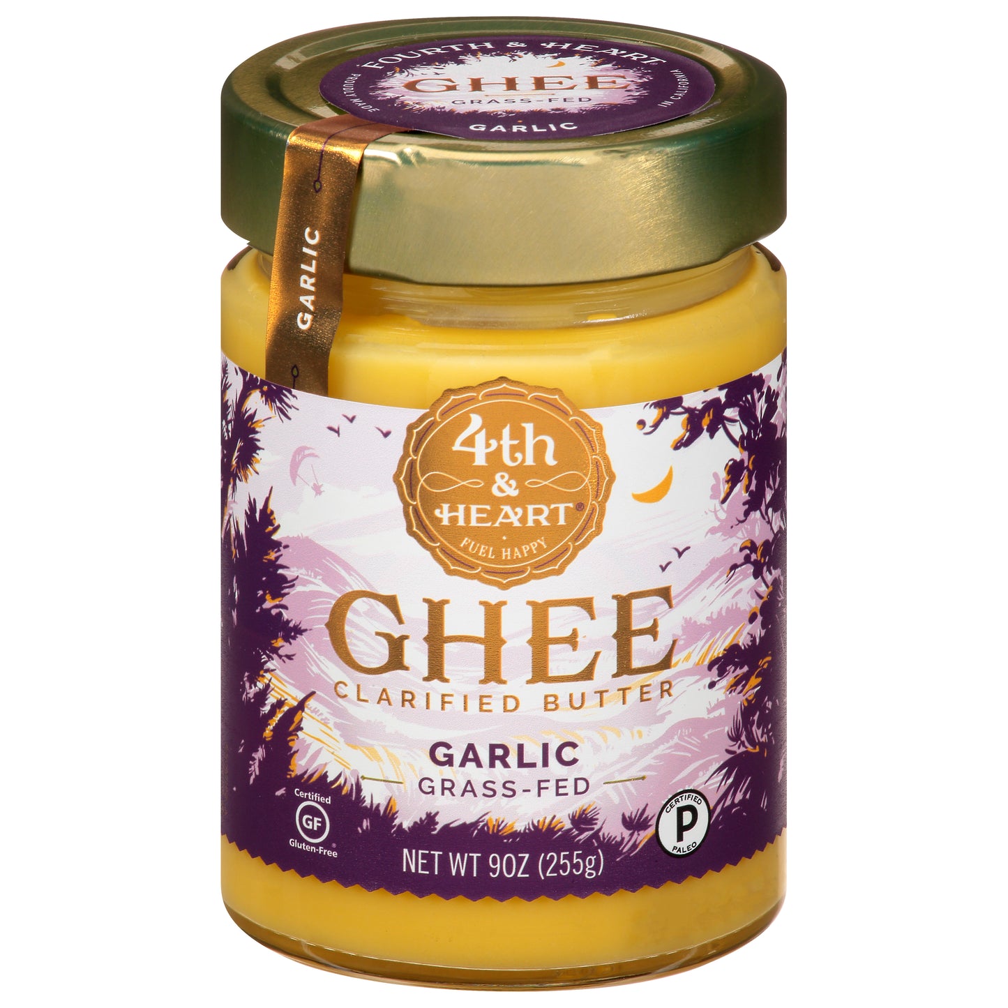 4Th Heart Ghee Garlic 9 oz (Pack Of 6)