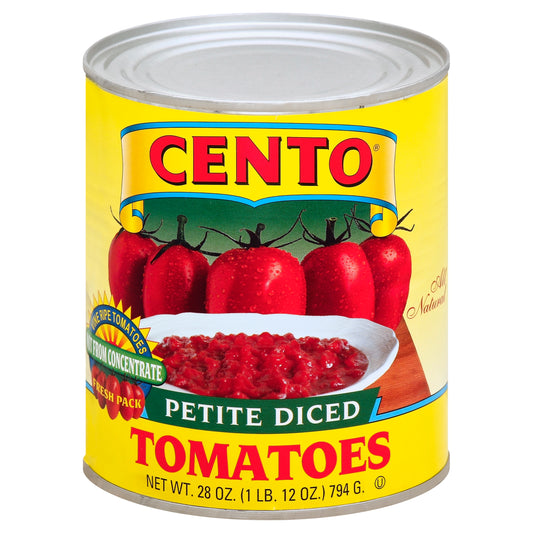 Cento Tomato Diced Petite 28 oz (Pack Of 12)