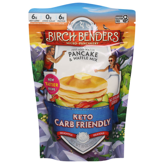 Birch Benders Mix Pancake Waffle Keto 10 oz (Pack Of 6)