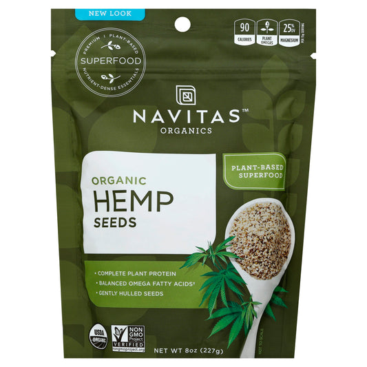 Navitas Seed Hemp Sheld Organic 8 oz (Pack of 12)