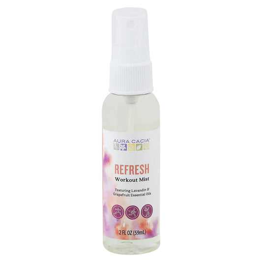 Aura Cacia Mist Workout Refresh 2 Oz (Pack of 6)