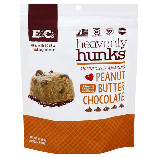 Heavenly Hunks Cookie Peanut Butter Chocolate Gluten Free 6 oz (Pack Of 6)