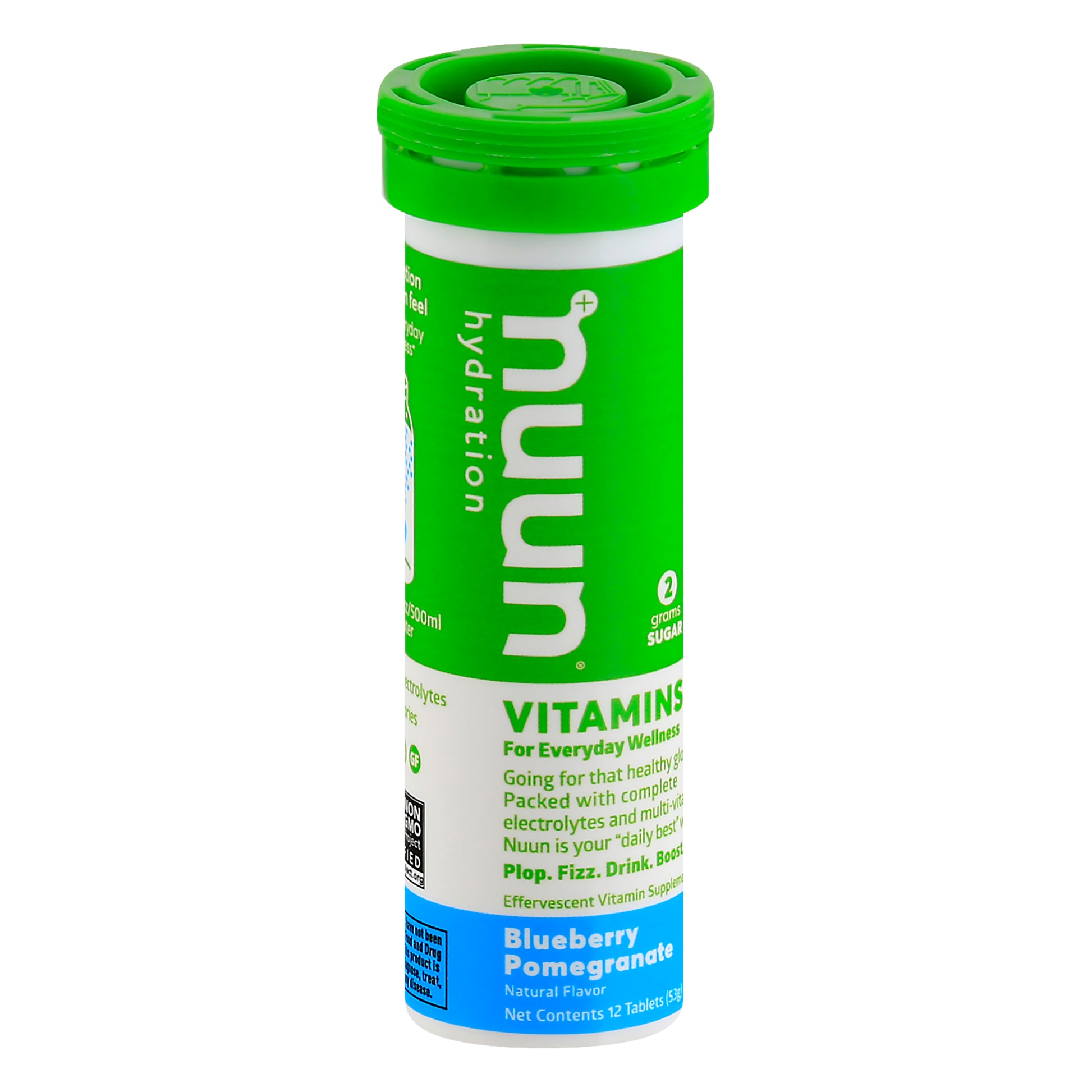 Nuun Vitamin Blueberry Pomegranate 12 Tablets (Pack Of 8)