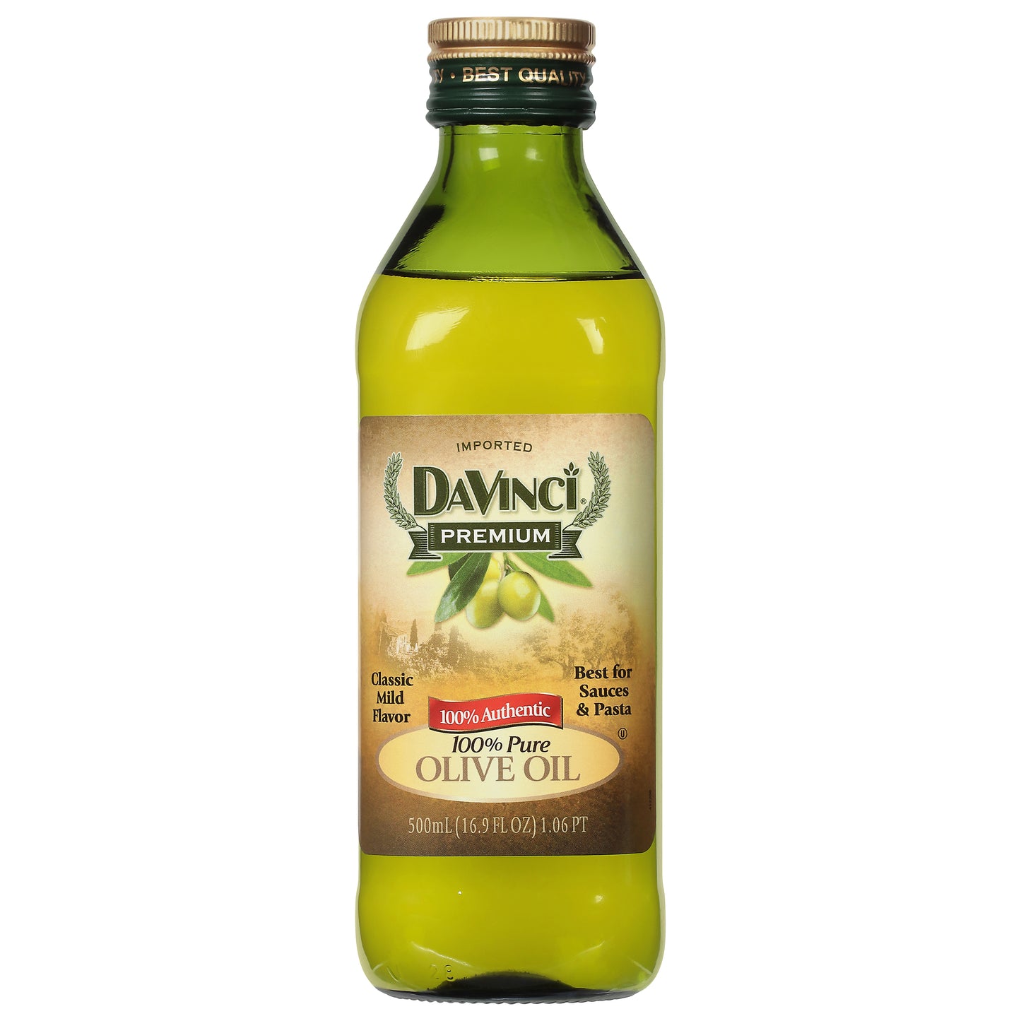 Davinci Oil Olive Pure 100% 16.9 oz (Pack Of 12)