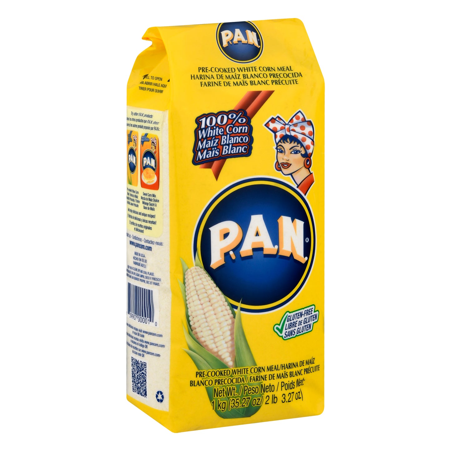 Pan Harina Pan Harina Corn meal Pre-cooked With 35.27 Oz (Pack Of 10)