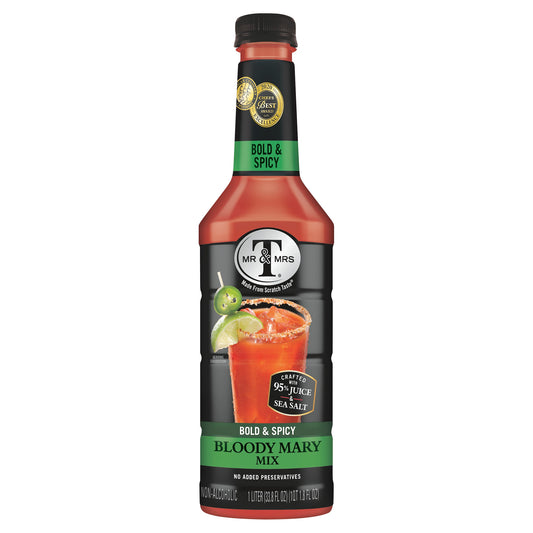 Mr & Mrs T Mixer Bloody Mary Bold Spicy 33.8 FO (Pack Of 6)