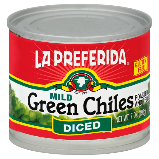 La Preferida Chiles Green Diced 7 Oz (Pack Of 12)