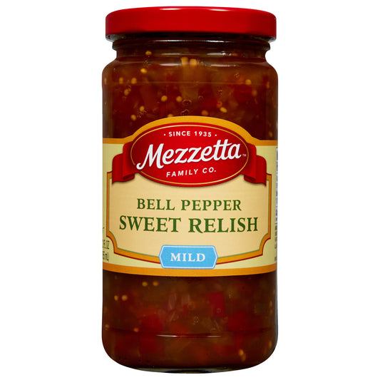 Mezzetta Relish Sweet Bell Pepper 12 Oz (Pack Of 6)