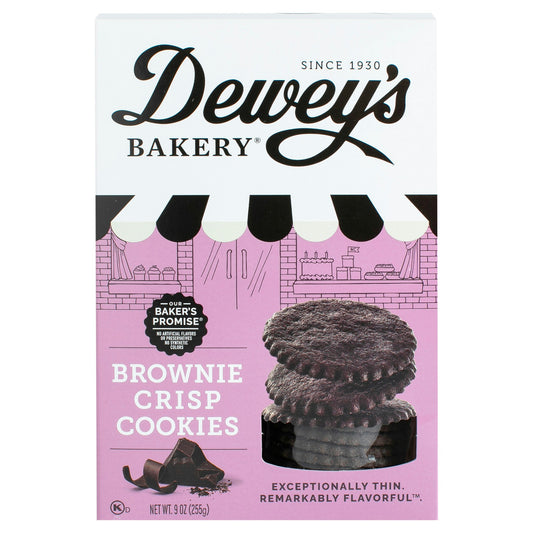 Deweys Brownie Crisp Style 9 oz (Pack of 6)