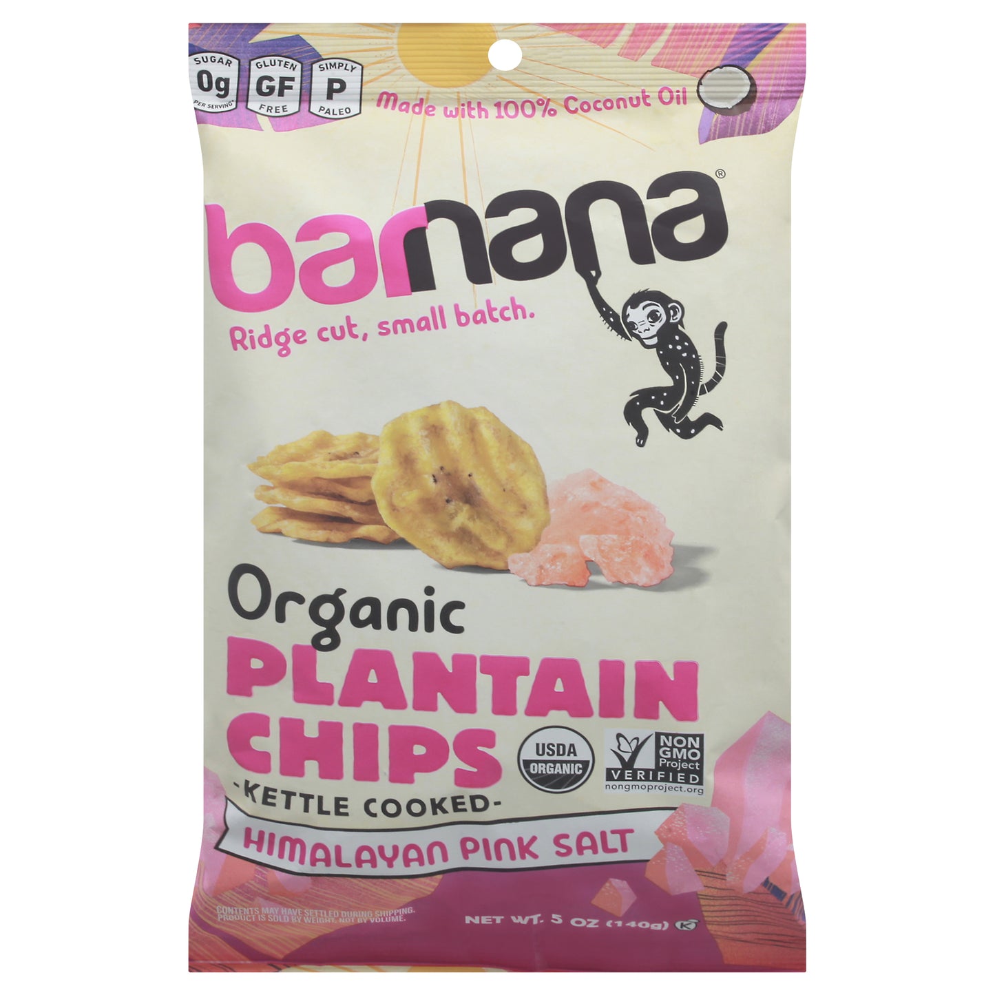 Barnana Chips Plantain Himalayan Organic 5 oz (Pack Of 6)