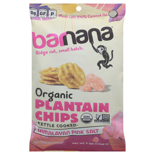 Barnana Chips Plantain Himalayan Organic 5 oz (Pack Of 6)