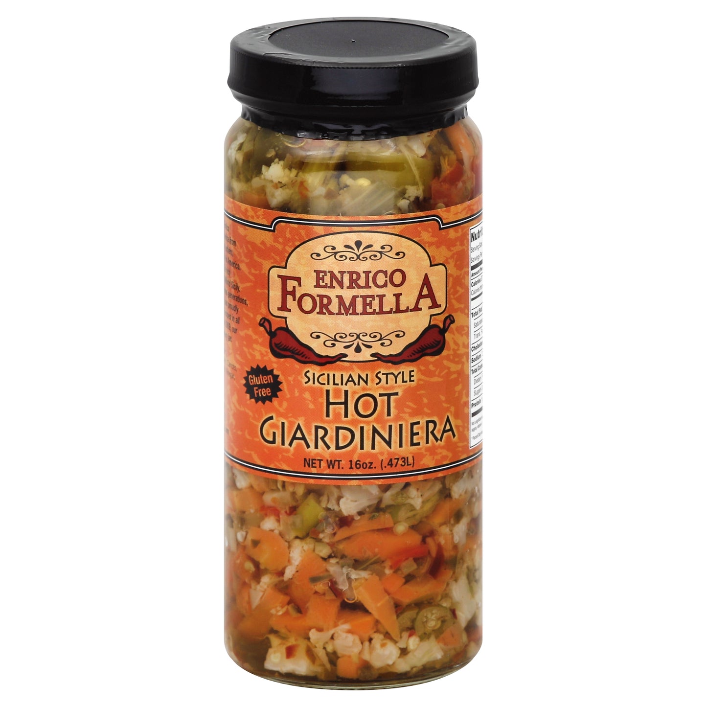 Enrico Formella Giardiniera Hot 16 oz (Pack Of 12)