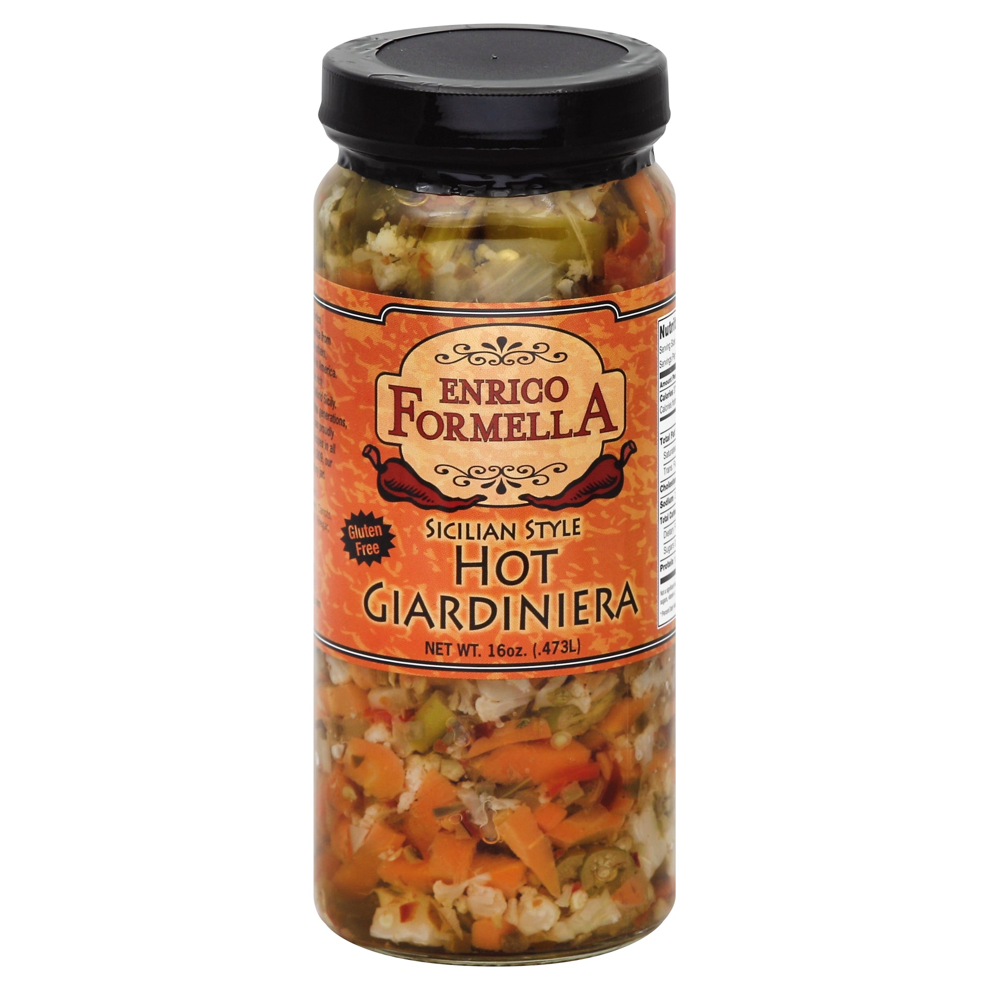 Enrico Formella Giardiniera Hot 16 oz (Pack Of 12)