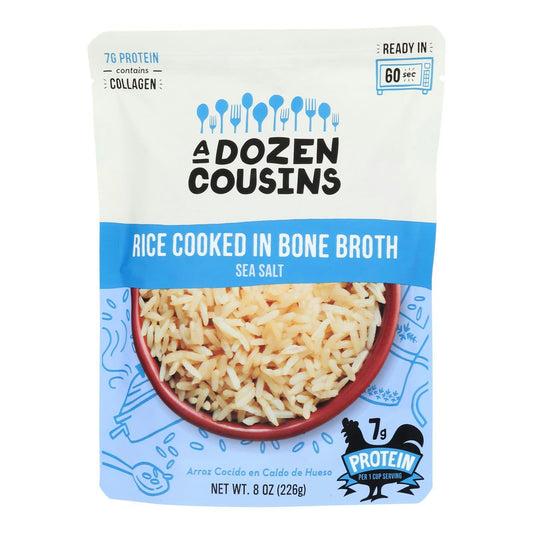 A Dozen Cousins - Rice Sea Salt RTE 8 Oz (Pack of 6)